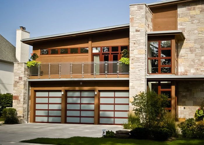 glass garage doors